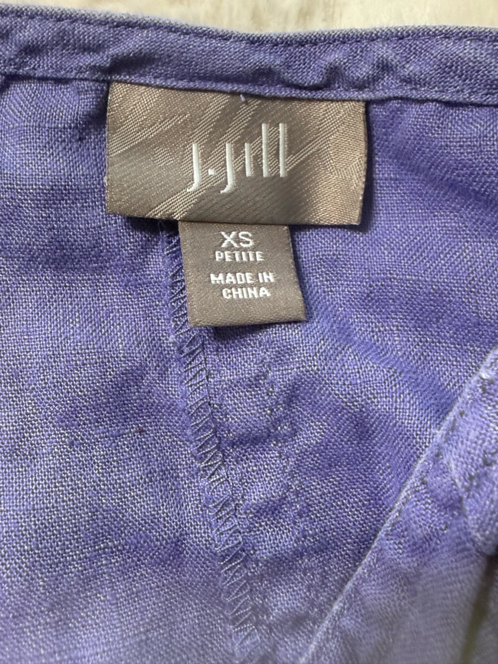 J. Jill Girls Sleeveless Purple Shift Dress - Picture 4 of 4